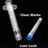 100Pack 3ml/cc with 23 G Safety Lab Supplies, Individually Wrapped