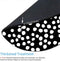 Round Mouse Pad - Black and White Polka Dot Print, Cute Desk Accessories, Office Decor, Present for Her