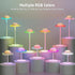 Dimmable (1 Pack) Nreonrick Wireless Bottle Lamp,RGB Table Lamp, Color Changing Desk Lamp, Music Sync Bedside Lamp