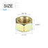 Hex Nuts (3/4"-16) 5Pcs, Carbon Steel Fine Thread Zinc Plated Hexagon Nut Hardware - for DIY Home Repair Machinery, Yellow Zinc