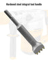 6 Inch x 1 1/4 Inch SDS Plus Bushing Tool for Concrete Stone Brick Wall, Square Head Bushing Bit (16 Pins SDS Plus)