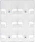 deflecto 6-Pocket Business Card Holder, Clear, Holds 480 Cards, 8.5 x 1.63 x 9.75