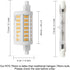 R7S LED Bulb 78MM, 15W Dimmable J78 Flood Light, 150W Halogen T3 Replacement for Torchiere Wall Sconce Work Light Banker Light, Natural White 4000K, Pack of 2 by Familite