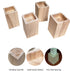 KDDEON Block,25 Color,4pcs (13cm/5.1in,Slotted 5x5) Solid Wood Heightened Slotted Bed Legs,Sofa Legs Coffee Table