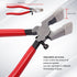 weideer 15 Sets Key Fob Hardware with Key Fob Plier for Wristlet Key Fobs/Key Lanyard