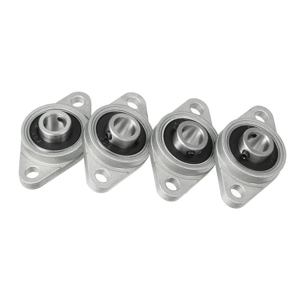 uxcell 4pcs KFL08 8mm Zinc Alloy Self Aligning Pillow Block Flange Bearing, Pack of 4