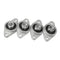 uxcell 4pcs KFL08 8mm Zinc Alloy Self Aligning Pillow Block Flange Bearing, Pack of 4