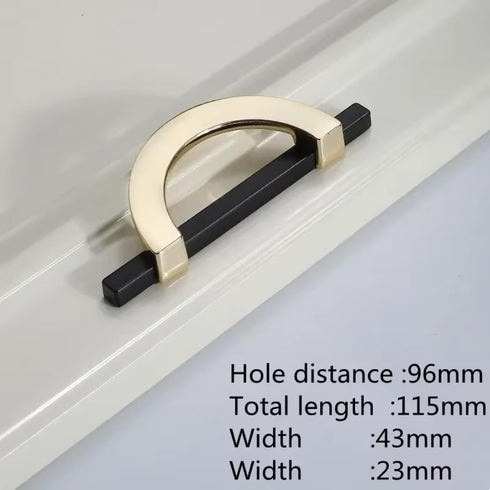 Aoleegatt 96mm) White Gold Cabinet Door Handles Zinc Alloy Drawer Knobs Cupboard Bedside Cabinet Locker Pulls Furniture