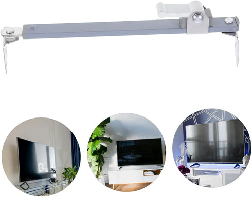 OSALADI 1 Set Adjustable Tv Stand Stabilizer Tip Bracket for Proofing Tv Safety Device for LCD Monitors Desktop Elegant