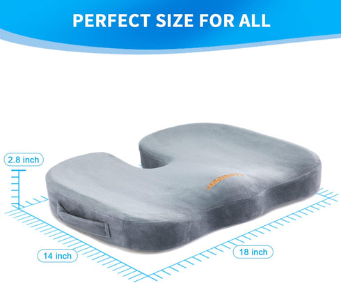 Tailbone SAIREIDER Seat Cushions for Office Chairs, Memory Foam Coccyx Cushion Pads for Pain, Sciatica Relief Pillow