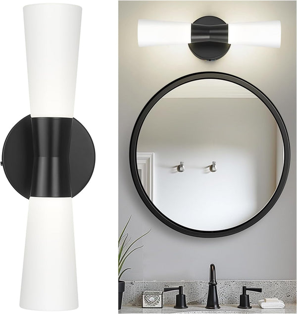 kudos Wall Sconces 16inches Black Vanity Light Fixtures, Modern Sconces Wall Lighting