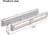 1 Pack Counter Closet Motion Sensor LED Night Light,Battery Powered Under Light with Magnetic MountStick-on Light