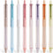 WRITECH Gel Ink Retractable Pens, Black Ink 0.7mm Medium Fine Point, Extra Smooth Tip, No Bleed, 8ct Bulk
