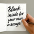 Fun Big Thank You Card - 'Little Card Big Whopping Thankyou' Design - Bold Typography Design for Men and Women - Best