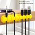 LXNIEPAN Clips5 Packs Home(7-5-3-2-1 Cable Holder Yellow Cable Management Cord Organizer Clips Silicone Self Adhesive