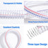 QuQuyi 1-1/2" ID x 1-3/4" OD, 3FT Steel Wire Hose PVC Vacuum Tubing with 2 Stainless Clamps