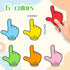 6 Colors Magnetic Finger Pointer for Classroom Kids Reading Dry Erase Magnet for Elementary School White Board Magnets
