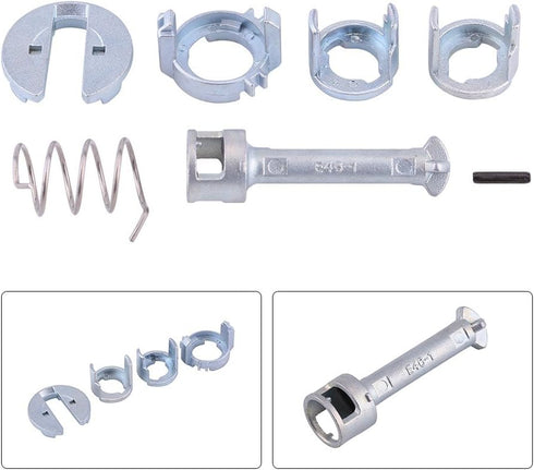 Keenso Door Lock Repair Kit - Front Left Right Cylinder for E46 3 Series 1998-2005