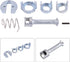 Keenso Door Lock Repair Kit - Front Left Right Cylinder for E46 3 Series 1998-2005