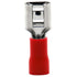 Baomain Female Quick Disconnects - Vinyl Insulated Spade Wire Connector Electrical Crimp Terminal 22-16 AWG 6.3mm 1/4"