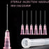 100 Pack 18Ga 1 Inch Stainless Steel Dispensing Lab Tools for Scientific Labs, Individually Wrapped