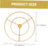 E27 Bulbs NUOBESTY Double Layer Chandelier Lampshade Frame for DIY Ceiling Light Iron Art Support Bracket Compatible