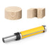 2-1/2 Inch 1/2-Inch Flush Trim Top and Bottom Bearing Router Bit Shank