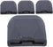 Veemoon 4pcs Sturdy Castor Brake Pads for Shopping Carts Reliable Replacement Parts