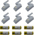 6 Pack Hinge LED Sensor Light - Smart Touch Induction Cabinet Light