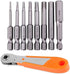 Impact Driver Allen Bits Set, Long Hex Head Bit for Power Drill, 1/4” Quick Change for Furniture Assembly