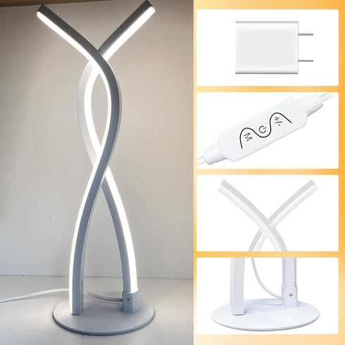 Daymeet Table Lamp for Bedroom, Dimmable Bedside Lamps with Remote and APP Control for Kids Room and Living Room.