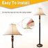 2Pcs 0.49" 1/4-27 uxcell Tall Lamp Finials Silver, Thread Lamp Cap Knob Decoration Screw Cap Nuts with Cleaning Cloth