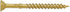 Power Pro 42481 Wood Screws - #9 x 2-1/2", Epoxy Coated, Coarse Thread, Outdoor Rust Resistant, 50pcs