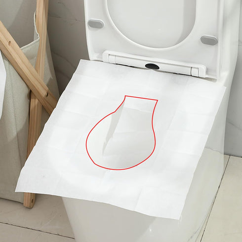 Zksbdxz 10Pcs Toilet Seat Covers Paper Flushable Flushable Paper Toilet Seat Covers for Adults Kids Potty Training