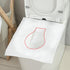 Zksbdxz 10Pcs Toilet Seat Covers Paper Flushable Flushable Paper Toilet Seat Covers for Adults Kids Potty Training