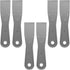suiwotin 6pcs Set 1.5 Inch Spackling, Flexible Plastic Putty Knife - Wide Scraper for Wall Repair, Drywall Taping