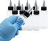 PET Plastic Extruded Liquid Bottle, 10 Pcs 1 oz Squeeze Dropper Dispensing Bottles for Tattoo Ink and Watercolor