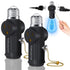 2 PCS Light Socket to Plug Adapter, E26 E27 Light Bulb Socket Adapter with Switch Control for 3 Prong Sockets