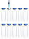 otwooi 15ml Sealed Empty Vials for Injection, Transparent Glass Vials with Self-Healing Injection Port, 10pcs
