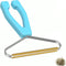 Carpet Rake and Lint Remover, Pet Hair Remover for Carpets, Couch, Furniture & Rug (Blue)