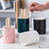 Ceramic Pen Holder Cup, Pencil Holder for Desk, Makeup Brush Holder Organizer for Home, Office (Pink)