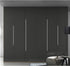 KGUDYS 4-Piece Hardware,120mm/4.7in Finger Edge Pull Handles,Kitchen Cabinet Handles,Aluminium Furniture