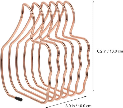 Totority Adjustable Rose Gold Metal Bookend Desk Book Storage Organizer with Expandable Thumb Shape for Desktop Office