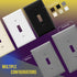 ENERLITES Triple Light Wall Toggle Switch Plate, 3-Gang Standard Size, Gloss Finish, Gray