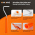 Microfiber Paint Roller Covers (3/8" Nap): 2 Inch 15 Pack Small Paint Roller Kit with High-Density Fabric, Paint Tray,