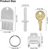 AYWFEY Set, 12 74 770301 74, Toilet Paper Towel Dispenser Key Pcs Universal Paper Towel Dispenser Keys, Cat Keys, Key