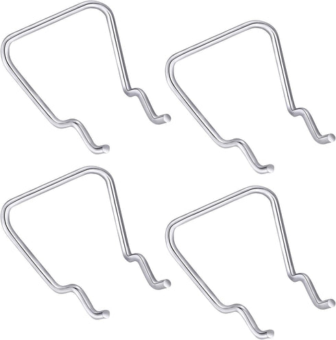 Pegboard Plier Holders, Stainless Steel Double Loop Hooks, 30 Pieces Accessories for Shop Store Supermarket Organizer