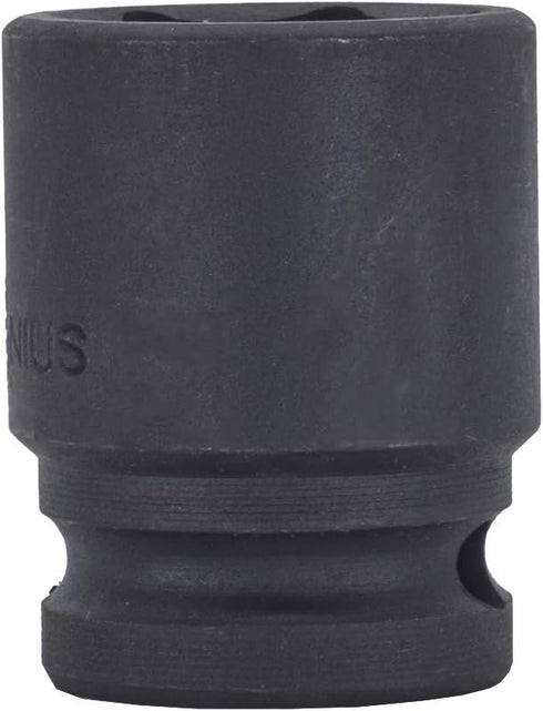 Genius Tools 444020 1/2" Dr. 20mm Cr-Mo Impact Socket by Genius Tools
