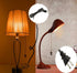 2Pcs Lamp Cord Flat Plug, Rayon Cloth Covered Electric Cord with Polarized End Plug, 8 Foot