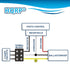HQRP Photocell Sensor 3 Pins Receptacle Light Switch Socket for Dusk to Dawn Outdoor Plug Base for LED Flood Lights